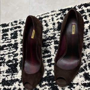 Miu Miu open toe pumps